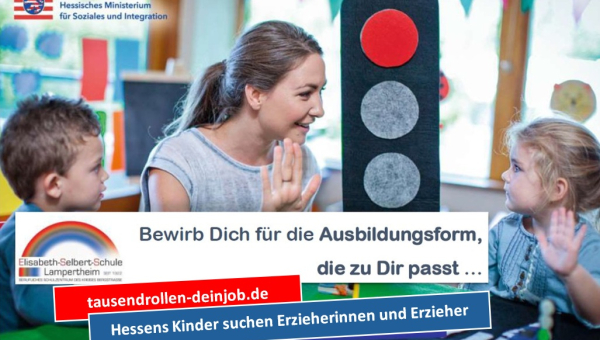 Noch freie Plätze für die Ausbildung zum Erzieher/zur Erzieherin